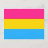 Pansexual Pride Postkarte (Vorderseite)