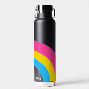 Pansexual Pride Rainbow Flag Cool Personalisiert Trinkflasche