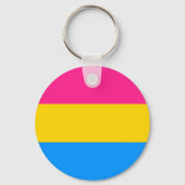 Pansexual Pride Schlüsselanhänger (Vorderseite)