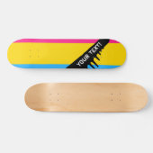 Pansexual Pride Skateboard (Horizontal)
