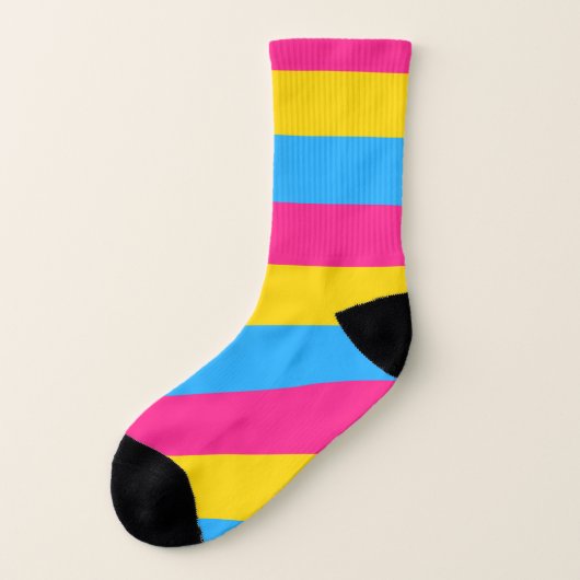 Pansexual Pride Socken (Links - Außen)