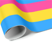 PANSEXUAL PRIDE STRIPES DESIGN -.pnng Geschenkpapier (Rolleneckpunkt)