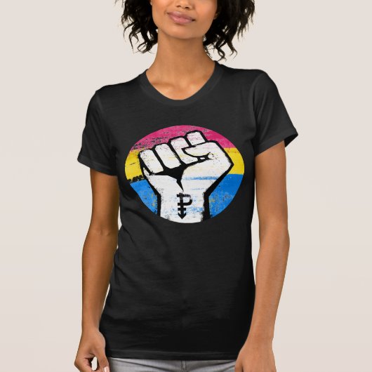 Pansexual Pride T - Shirt (Vorderseite)