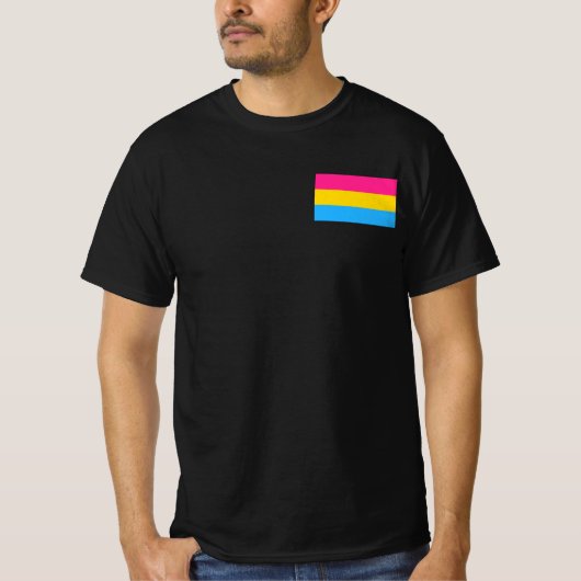Pansexual Pride T-Shirt (Vorderseite)