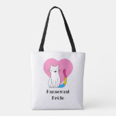 Pansexual-Pride Tasche (Rückseite)