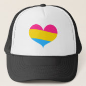 Pansexual Pride Truckerkappe (Vorderseite)