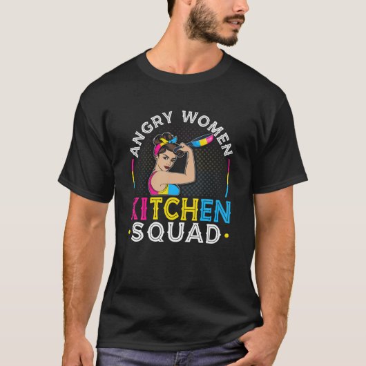 Pansexual Pride Women Kitchen Squad Pansexuality P T-Shirt (Vorderseite)