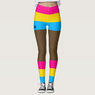Pansexual PrideFaux Shorts & Legs Leggings