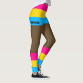 Pansexual PrideFaux Shorts & Legs Leggings (Rechts)