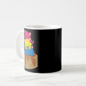 Pansexual Prilag Niedliche LGBTQ Pan Pride Kawaii Kaffeetasse (Vorderseite Links)