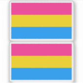 Pansexual Prix Colors Aufkleber (Vorderseite)