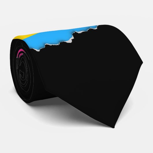 Pansexual-Prix-Flagge Krawatte (Gerollt)