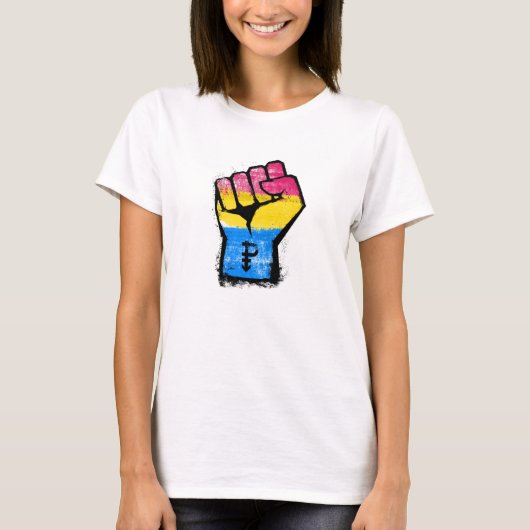 Pansexual Protest Faust T-Shirt (Vorderseite)