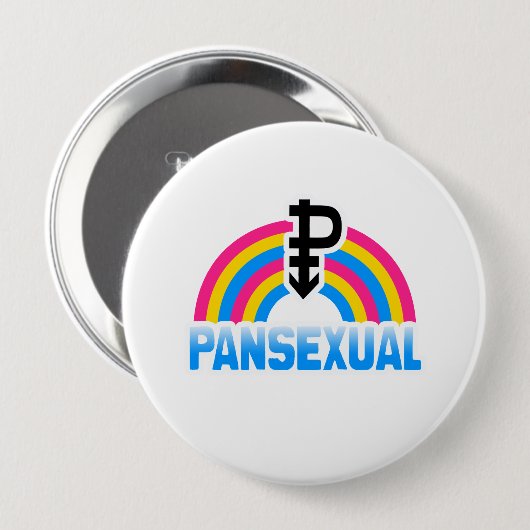PANSEXUAL REGENBOGEN-FLAGGE BUTTON (Vorne & Hinten)