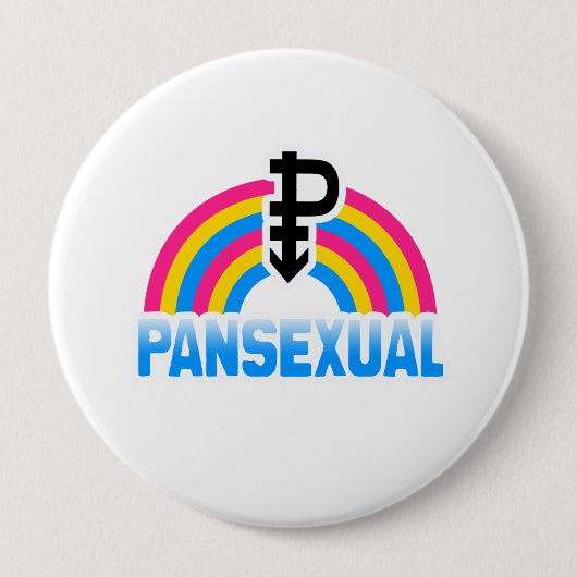 PANSEXUAL REGENBOGEN-FLAGGE BUTTON (Vorderseite)