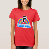 PANSEXUAL REGENBOGEN-FLAGGE T-Shirt (Vorderseite)