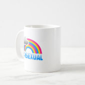 PANSEXUAL REGENBOGEN KAFFEETASSE (Vorderseite Links)