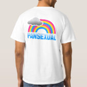 PANSEXUAL REGENBOGEN T-Shirt (Rückseite)
