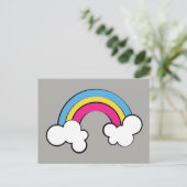 Pansexual | Regenbogendesign | Postkarte (Stehend Vorderseite)