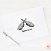Pansexual - runder aufkleber (Umschlag)