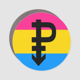 Pansexual-Stolperflagge Auto Magnet