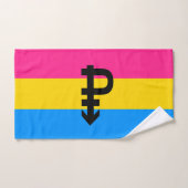 Pansexual-Stolperflagge Badhandtuch Set (Handtuch)