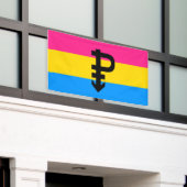 Pansexual-Stolperflagge Banner (Äußeres Gebäude)