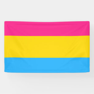 Pansexual-Stolperflagge Banner