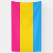 Pansexual-Stolperflagge Banner (Vertikal)