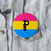 Pansexual-Stolperflagge Button (Beispiel)