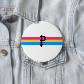 Pansexual-Stolperflagge Button (Beispiel)