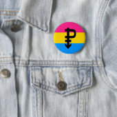 Pansexual-Stolperflagge Button (Beispiel)