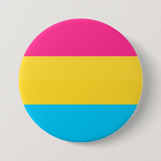 Pansexual-Stolperflagge Button (Vorderseite)