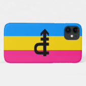 Pansexual-Stolperflagge Case-Mate iPhone Hülle (Rückseite (Horizontal))