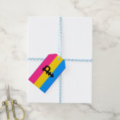 Pansexual-Stolperflagge Geschenkanhänger (Mit Garn)