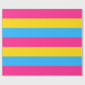 Pansexual-Stolperflagge Geschenkpapier (Flach)