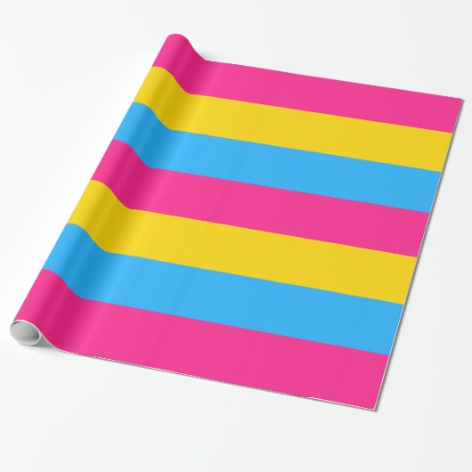 Pansexual-Stolperflagge Geschenkpapier (Ungerollt)