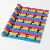 Pansexual-Stolperflagge Geschenkpapier (Ungerollt)