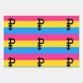 Pansexual-Stolperflagge Geschenkpapier Set (Vorderseite 3)