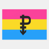 Pansexual-Stolperflagge Geschenkpapier Set (Vorderseite 2)