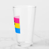 Pansexual-Stolperflagge Glas (Links)