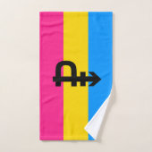 Pansexual-Stolperflagge Handtuch (Handtuch)