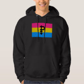 Pansexual-Stolperflagge Hoodie (Vorderseite)