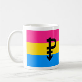 Pansexual-Stolperflagge Kaffeetasse