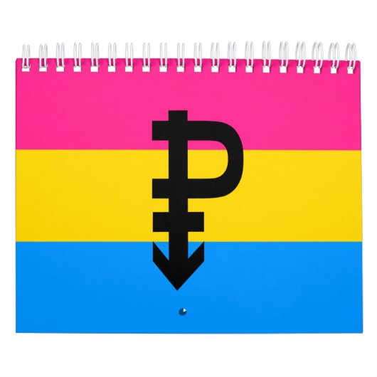 Pansexual-Stolperflagge Kalender (Titelbild)