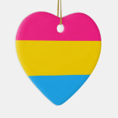 Pansexual-Stolperflagge Keramik Ornament (Rechts)