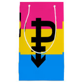 Pansexual-Stolperflagge Kleine Geschenktüte (Vorderseite)