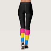 Pansexual-Stolperflagge Leggings (Rückseite)