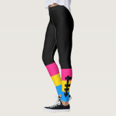 Pansexual-Stolperflagge Leggings (Links)
