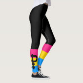 Pansexual-Stolperflagge Leggings (Rechts)